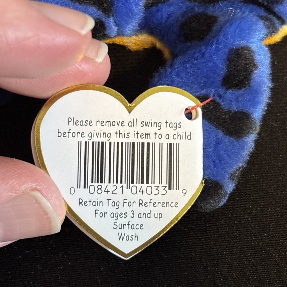 TY Beanie Baby - LIZZY the Lizard - DOB May 11, 1995 - Picture 4 of 7